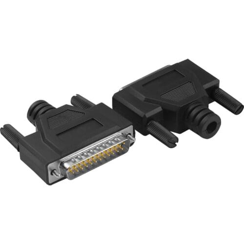 Sold Separately 25 Pin Plugs DB25 Male Head Female Head Parallel Port Connector Solid Pin Gold Plated Connector