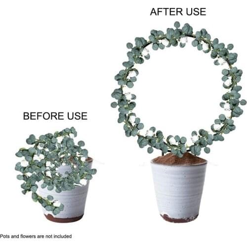 Garden Trellis,1Pcs Heart Round Iron Plant Trellis Patio Metal Wire Lattices Grid Panels Small and Medium-Sized Potted Plants