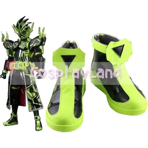 Kamen Rider Masked Rider Ex-aid Cosplay Boots Shoes Men Shoes Costume Customized Accessories Halloween Party Shoes