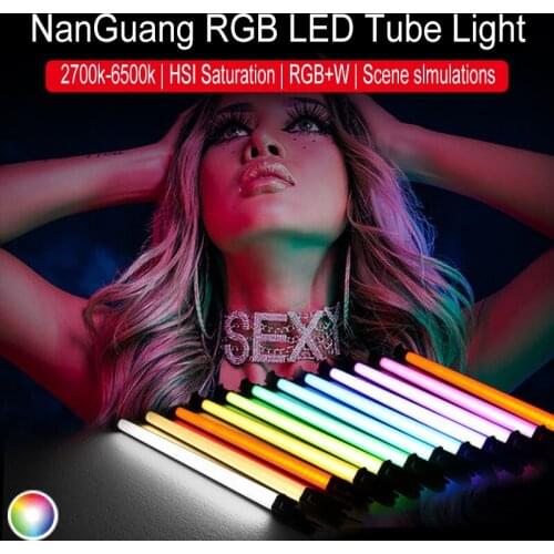 NanGuang NANLITE LED Pavo Tube Light 15C 30C RGB Color Photography Light Handheld light Stick For Photos Video Movie Vlog