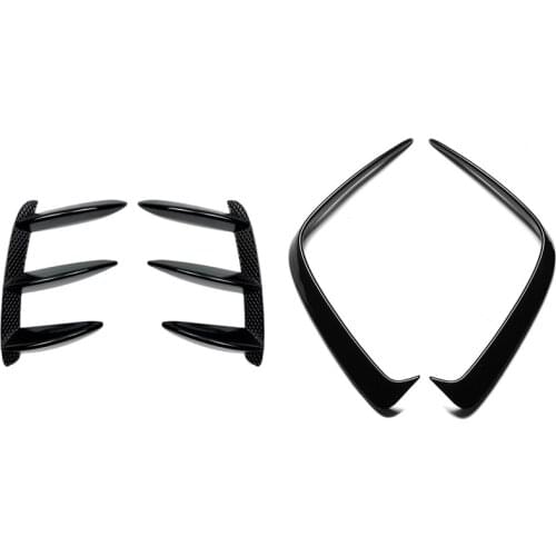 Rear Bar Wind Knife Modified Decorative Exterior Car Stickers with Car Black Rear Bumper Spoiler Flank Tail Wind Knife