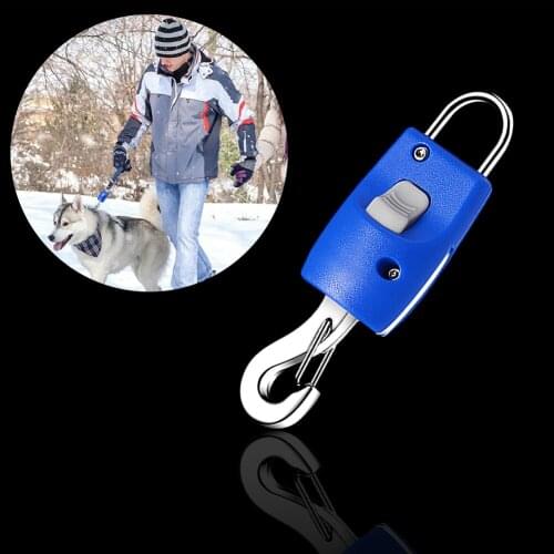 1pc Stainless Steel Puppy Dog Cat Collar Lead Rope Leash Connector Buckle Pet Supplies Blue Pet Supplies Accessories