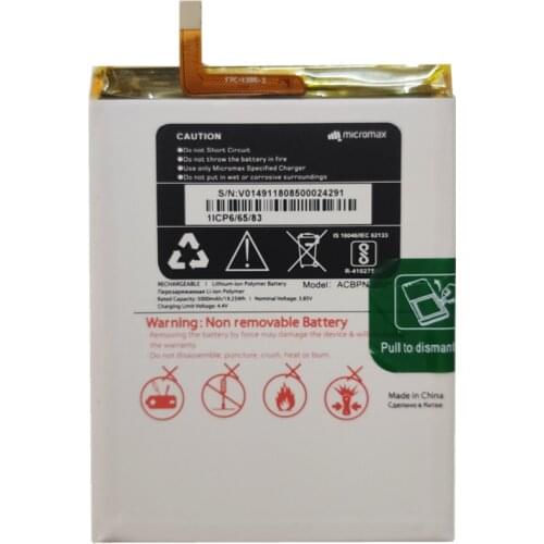 5000mAh New Original battery for micromax ACBPN50M03