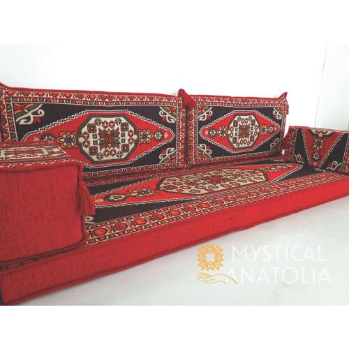 Arabic Floor Seating / Arab Majlis Sofa / Arabic Couches / Oriental Seating / Benc Cushions / Jalsa / Home Decor / Traditional