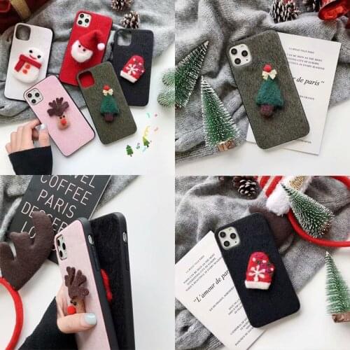 Cute Furry Braid Warm Christmas Winter Plush Case For Samsung Galaxy J6 J7 J4 J2 Prime Plus Ace J8 2018 Pro J730 Hard Case Cover