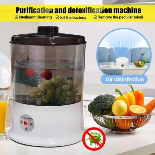 9L Large Capacity Disinfection Machine Oxygen Concentrator Cleaner for Fruit Vegetable Cleaning Washer Purifier Sterilizer 220V