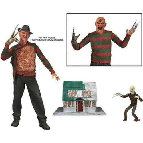 Movie Freddy Krueger Action Figure Toy Collectible Model Halloween Horror Gift