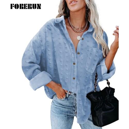 FORERUN Women's Big Shirts