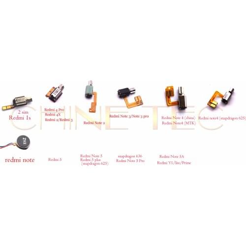 Tested Vibrator Vibration Motor for Xiaomi Redmi 1S 2 2A 3 3S 3X 4 4X 5 pro primeRedmi Note 1 2 3 4 5 plus pro prime
