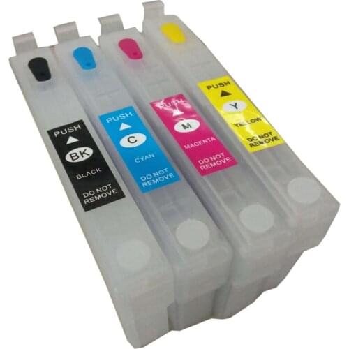 Einkshop 405 405XL Refillable Ink Cartridge NO Chip for Epson Workforce WF4830 WF4820 WF3820 WF7830 WF7835 WF7840 Printer