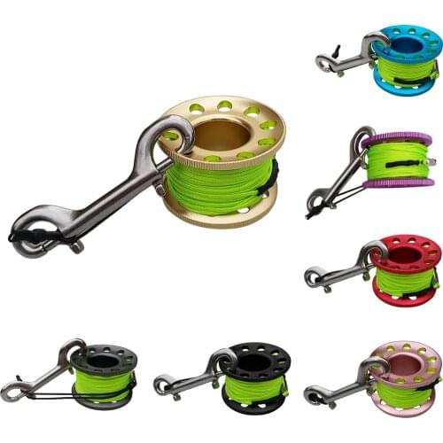 Lightweight Finger Spool Scuba Diving Dive Reel Snorkeling Guide Line Spool