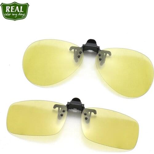 Fashion Outdoor Photochromic Eyeglass Clip Sunglasses For Men Women Driving Polarized Night Vision Glasses