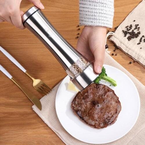 Stainless Steel Manual Pepper Salt Spice Grinder Mills Kitchen Salt Grinder Muller Seasoning Tool Kitchen Spice Tools