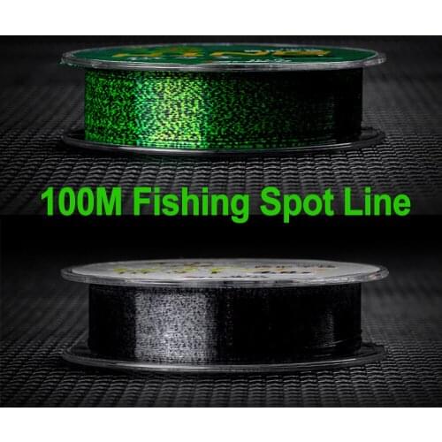 100m Invisible Fishing Line Fluorocarbon Coated Spots Fishing Main Line Nylon Monofilament Fly Fishing Line Accessories X539D