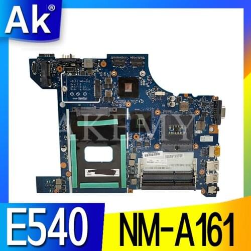 NM-A161 For Lenovo AILE2 NM-A161 E540 motherboard For Lenovo ThinkPad Edge E540 mainboard Teste rev1.0 2GB GPU