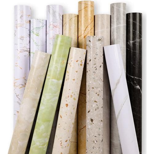 Solid Color Contact Paper Erasable Films Wall Sticker DIY Self-Adhesive Kitchen Desktops Wall Papers Bedroom Furniture Pasters