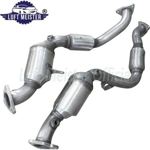 Pair Front Left Right Catalytic Converter for Porsche Cayenne 3.6L V6 2008-2010 955113033AX 955113034AX 95511303302 95511303402