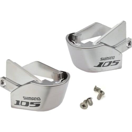Shimano 105 5700 STI Lever Name Plate w/ Fixing Screw ST-5700 Left / Right Hand lever name plate Silver