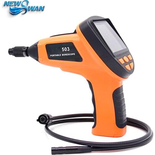 VC503 4 LEDs Industrial Video Inspection Endoscope 9.8mm Camera Borescope 1M Tube length