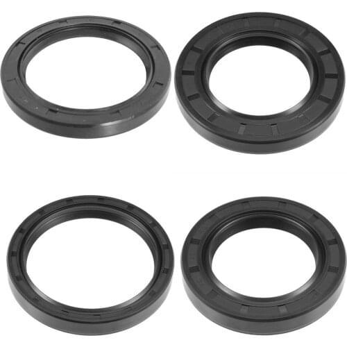 Uxcell Oil Seal, TC 25mm-80mm Inner Diameter, Nitrile Rubber Cover Double Lip