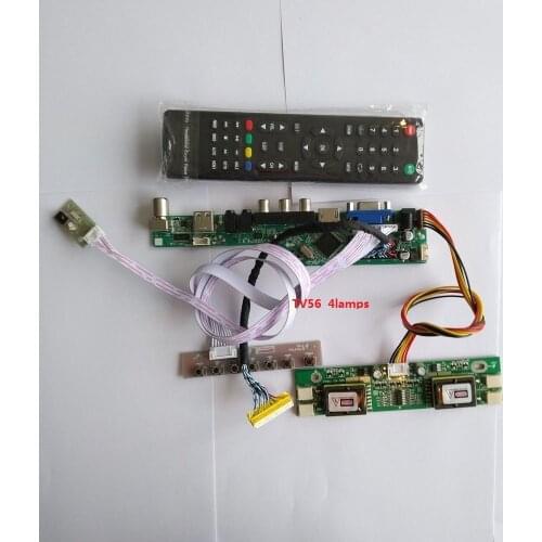 For LTM220M1-L01 VGA AV HDMI-compatible LCD Controller Board VGA kit Resolution TV Digital Signal 30pin 4 lamps 1680X1050 22"