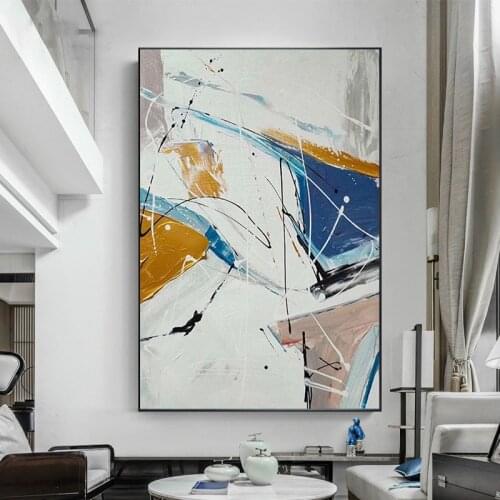 Living room bedroom modern home abstract decorative painting large mural simple canvas painting