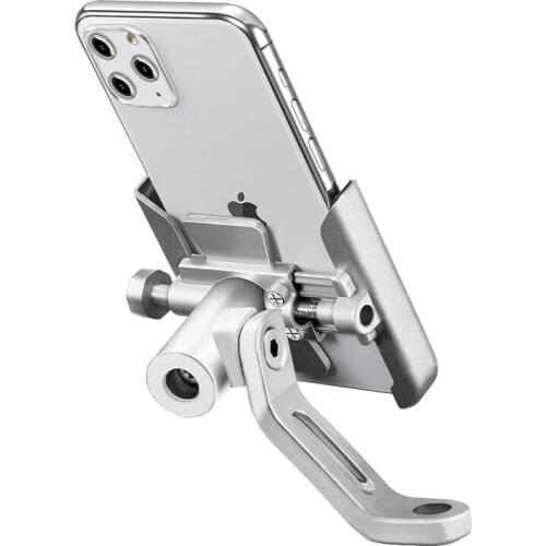 Universal Motocycle Bicycle Bikes Handlebar Stand/ Mirror Mount Mobile Phone Bracket Holder For iPhone Samsung Xiaomi Huawei
