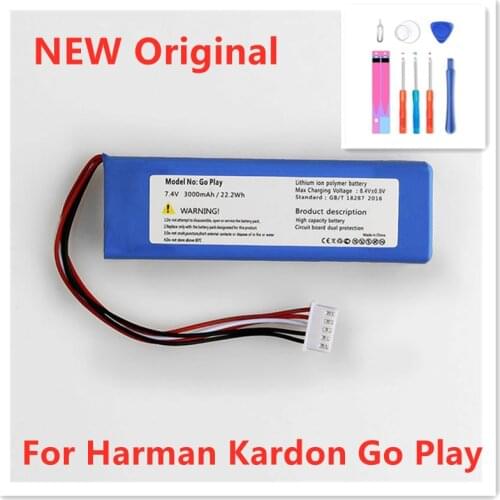 High Quality 7.4V 3000mAh GSP1029102 01 Battery For harman kardon Go-play speaker Built-in Li-ion bateria Li-Polymer Batterie