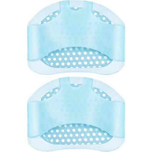 1 Pair Blue Silicone Forefoot Pads Pain Relief Reusable Breathable Foot Cushion High Heel Inserts Support Insoles Toe