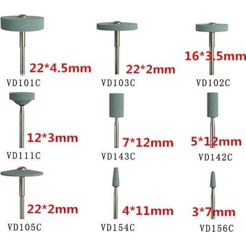 1PC Dental Lab Ceramic grinders Diamond Impregnated Stone Zircon & Porecelain Zirconia Crown Polishing Grinding