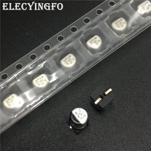 20Pcs/100Pcs 4.7uF 25V4.7uf S Series 4x5.4mm 25V4.7uF Chip type SMD Aluminum Electrolytic capacitor