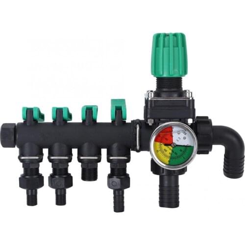 4 Way Water Sprayer Splitter Agricultural Garden Sprayer Control Valve Accessories for Agriculture