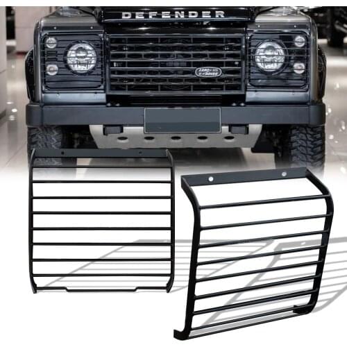 4x4 offroad car body kits steel grill front lamp lights guard sets fit for land rover defender 90 110