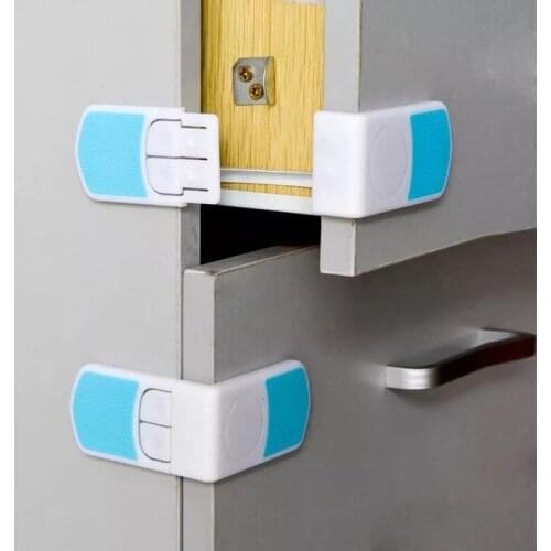 5pc/lotBumper Protection of Children Security Cabinet Cupboard Furniture Refrigerator Closet Safety Lock Care Prevetion for Baby