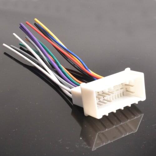 Car DVD Player Power Wire Cable Plug Female For Hyundai Elantra for Kia 2005 2006 2007 2008 Plugs Into Radio DIN