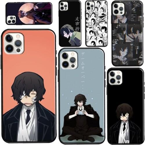 Dazai Osamu Bungo Stray Dogs Anime Case For iPhone 11 Pro Max XS X XR 8 7 Plus SE 2020 Funda For iPhone 12 Pro Max mini Case