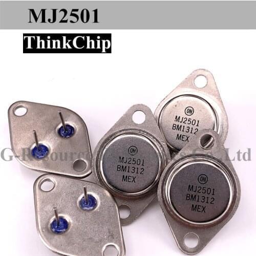 10pcs) MJ2501 TO-3 COMPLEMENTARY SILICON POWER DARLINGTON TRANSISTORS 2501