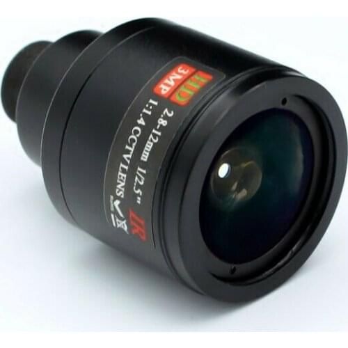 HD 3MP 2.8-12mm CCTV Lens Manual Focal Zoom 2.8mm-12mm 1/2.5" M12 for IP camera