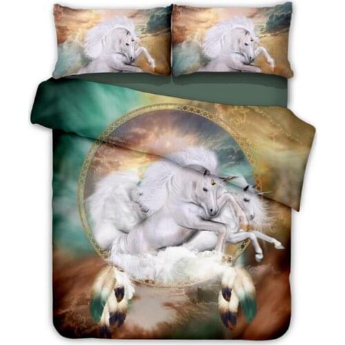 Classic 3D Bed Linens Twin Full Double Queen King Size Bedding Sets 3pcs Duvet Quilt Cover Set Linen Bedchothes Home Textel