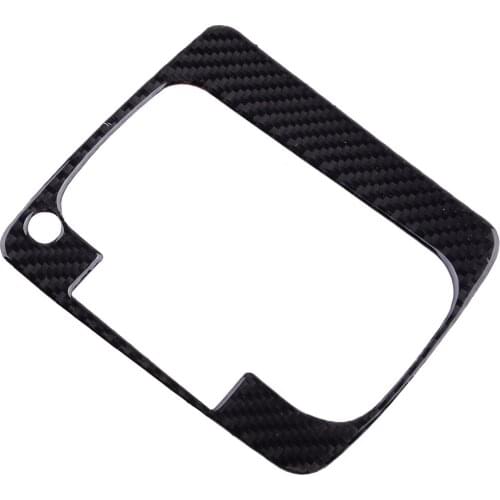 Left Hand Drive Car Gear Shift Panel Cover Trim Frame Decor Carbon Fiber Fit for Subaru Forester 2018 2017 2016 2015 2014 2013