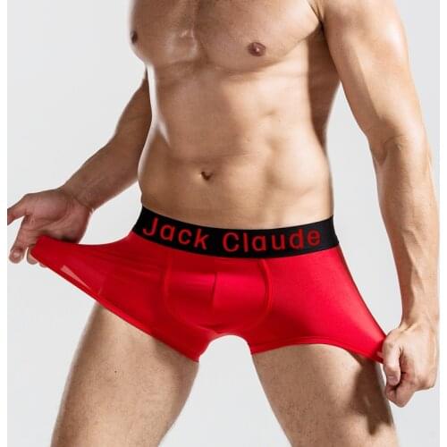 One Piece Bamboo Mens Underwear Boxer Shorts Set Breathable Underpants Men Briefs