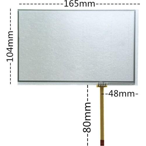 New Touchpad 7 Inch AT070TN83 v.1 Touch Screen Digitizer Glass Panel 165*104 165mm*104mm