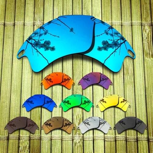 Polarized Replacement Lense For-Oakley Fast Jacket XL Sunglasses Frame True Color Mirrored Coating - Options