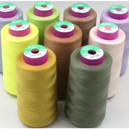 40S/2 polyester sewing thread 3000m garment sewing machine cotton thread several colors thin threads 0.15mm for household work