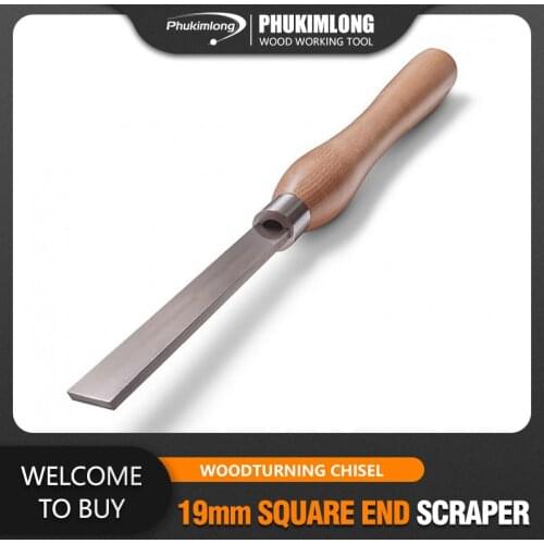 M2 HSS 19MM SQUARE END SCRAPER Wood Working Tools Wood Turning Chisel