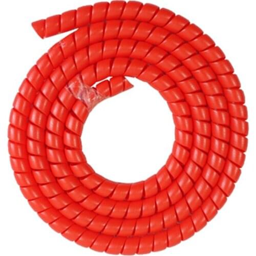 Scooter Line Spiral Color Change Tube Protector 1M Length Winding Tubes for Xiaomi M365 Pro Accessories Red
