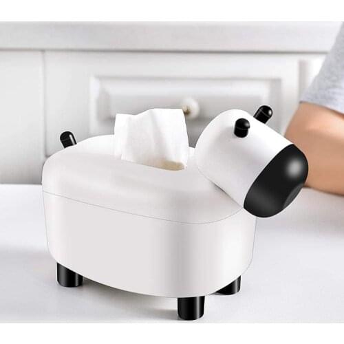Telescopic Tissue Box with Toothpick Holder,Plastic Rectangular Napkin, Multifuncti Dual-Purpose Tissue Box for Bedroom Kitchen