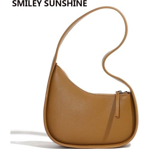 Trend 2021 Famous Brand Genuine Leather Women Shoulder Bags Hobo Handbags Women Bags Designer Luxury Ladies Purses and Handbags