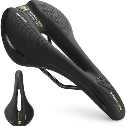 Bike Seat Gel Bicycle Saddle Comfortable Soft Breathable Bicycle Seat Ergonomics Design for MTB Mountain Folding Road Bike