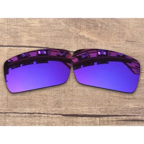 Vonxyz Violet Mirror Polarized Replacement Lenses for-Oakley Gascan Frame